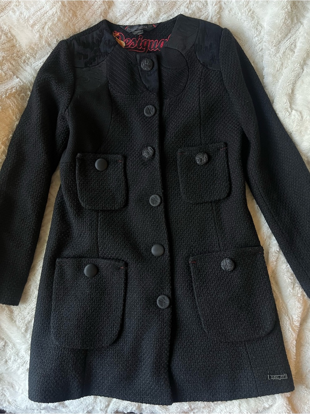Y2K Whimsigoth Goth Desigual Coat